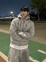 Tech multi-pocket hooded lightweight padding