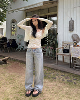 メッツ ストレートフィット デニム パンツ