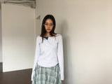 リエージュ ボタン ボートネック Tシャツ(3color)