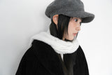 angora knit newsboy cap(6colors)
