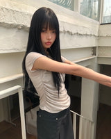 ボニアサイドシャーリングショートスリーブTシャツ