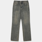 Slug wash bootcut denim