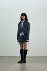 MILD CROP BLAZER / CHARCOAL