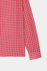 Jian Cropped Checked Shirt (3color)