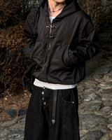 Lexer Fireman Buckle Hooded Jacket