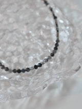 iolite gemstone choker