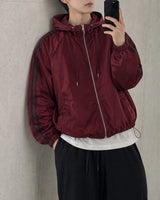 54172 Two-Way Double-Line Hooded Windbreaker (2 colors)