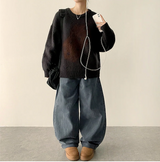 Somyi Bold Dice Graphic Oversized Fit Knitwear