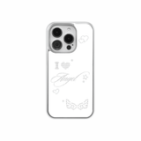 Dot Angel - silver epoxy case