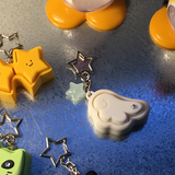 【MADE】シングル エンジェル ウィング クリッカー キーリング
