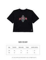 Scarred cross tee BK