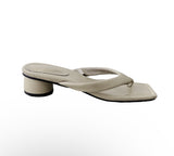 flip the cushion beige thong mule