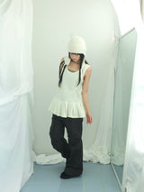 a flared winter dress