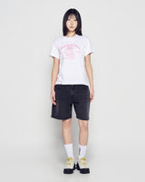 26SS WOMAN BROWN LINE FRIENDS SHORT SLEEVE T-SHIRT