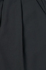 Pintuck bermuda pants_charcoal