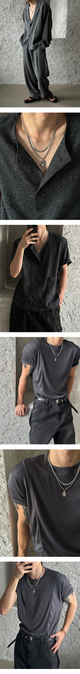 [UNISEX] ペンダントチェーンネックレス
