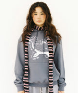 Pixel Dolphin Hoodie - Charcoal   