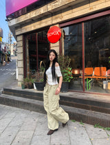 ストリングローライズカーゴパンツ
