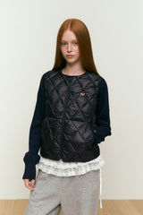 KIRSH CLOUD DOWN VEST [BLACK]