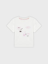 Baking Print T-Shirt(PINK)