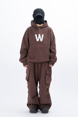 メディWバックルエンブロイダリーヘビーセットアップスウェットパンツ