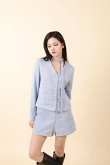 SET V-neck Strap Jacket & Pants