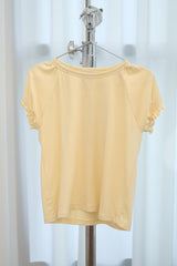 フリル パフ Tシャツ(Yellow)