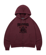 RIDER 1989 Crop Hoodie Zip-up (SCJSTD-0262)
