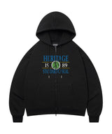 CASUAL HERITAGE Crop Hoodie Zip-up (SCJSTD-0266)