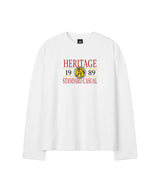 CASUAL HERITAGE Crop Long Sleeve(SKLSTD-0266)
