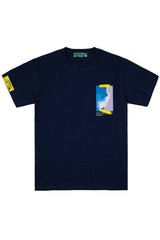 ビックウエーブTシャツ/BIG WAVE 1/2 T-SHIRT_NAVY