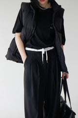 オビカラーマッチングマルチスラックス/Obi Color Matching Multi Slacks (2color)