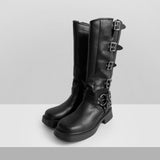 Renault Buckle Long Boots