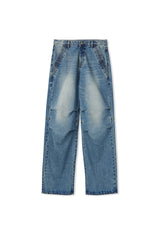 parachute wide denim blue
