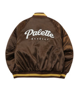 PALETTE VARSITY JACKET(BROWN)