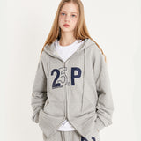 センスロゴフ―ドジップアップ/25P SENSE LOGO HOOD ZIP UP_GRAY