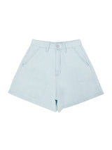 リネンデニムショート / W1011 LINEN DENIM SHORT_LIGHT BLUE