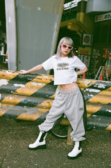 コラボレーションクロップTシャツ（ホワイト） I CULT TOKYO × HAVISM