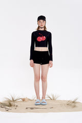 チェリーインナーパンツボードショーツ / CHERRY INNERPANTS BOARDSHORTS [BLACK]
