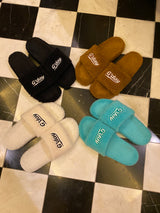 グッドデイファリーサンダル/G'day furry sandals (brown)