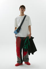 オーバーフィットロゴTシャツ / Over fit logo t-shirt (white)