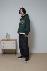 アーバンラボカレッジフーディ―/Urbanlab College Hoodie (Deep Green)
