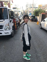 カミラストライプジップアップ