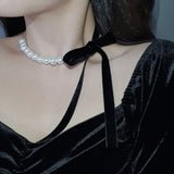 ラブリーリボンベルベットチョーカー/lovely ribbon velvet choker