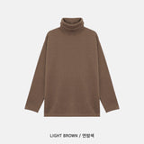 ナッピングハイネックニットＴシャツ (7colors)