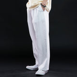 ワンタックワイドフィットパンツ/ONE TUCK WIDE FIT PANTS-WHITE