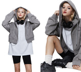 TCP X NINBOLT CROP PIGMENT HOOD ZIP UP