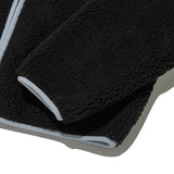 CHERRY BASIC FLEECE HOODIE JACKET [BLACK]