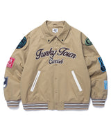 ファンキータウンボンバージャケット / FUNKY TOWN BOMBER JACKET BEIGE(CV2DSUJ240A)