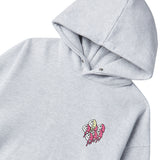 ハートプリンティングパーカー/HEART PRINTING HOODIE-WHITE MELANGE